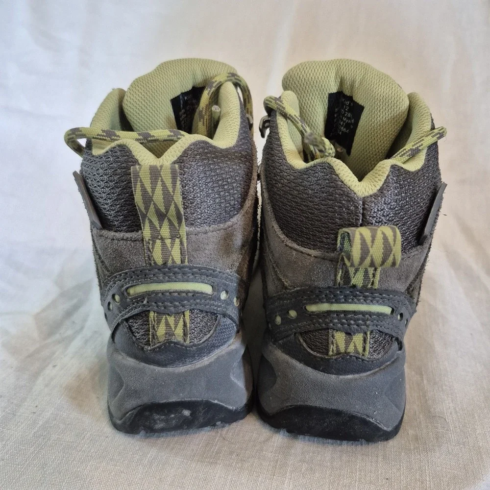 LL Bean Kids' Size 12 Trail Model High Top Hiking Boots TEK 2.5 Waterproof Suede